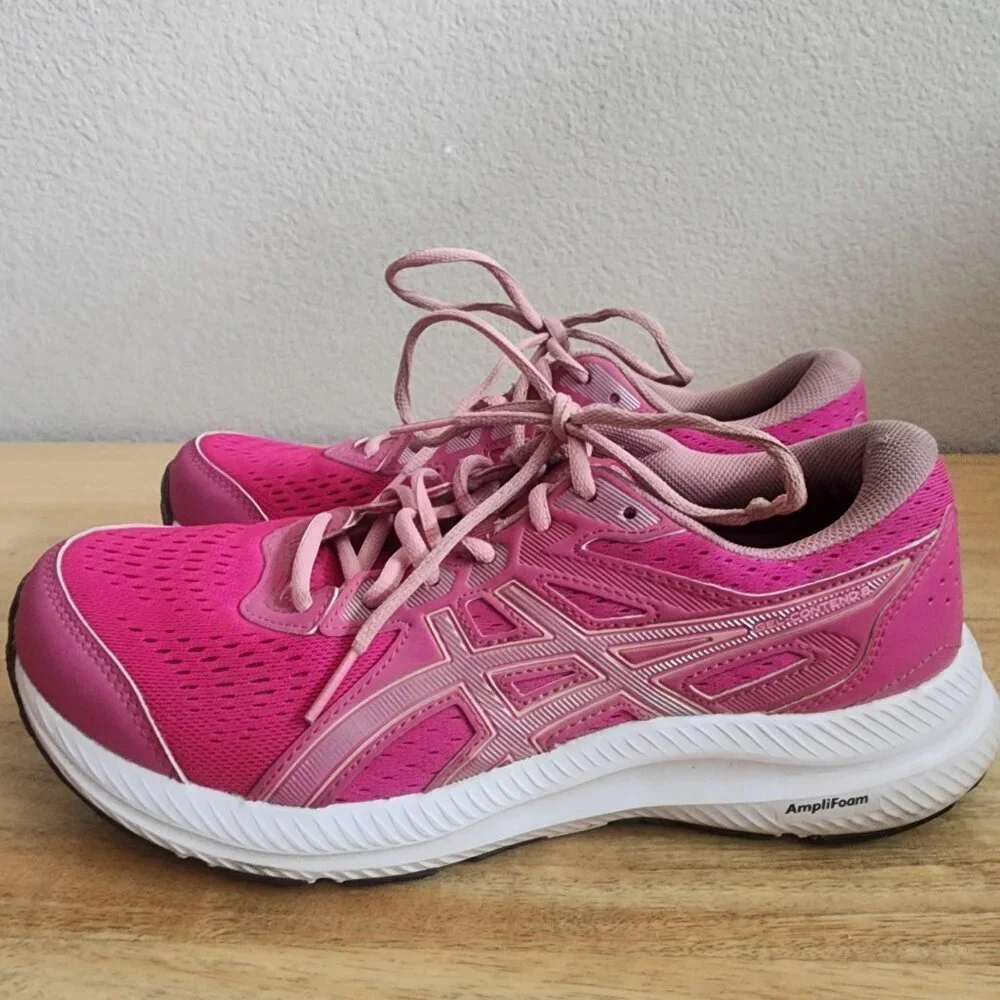 Asics GEL-Contend 8 Shoes Womens Size 9.5 Running AmpliFoam Athletic Sneakers